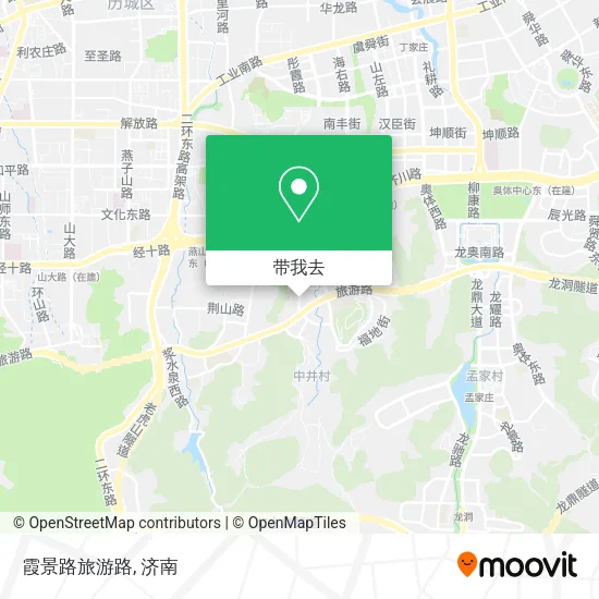 霞景路旅游路地图