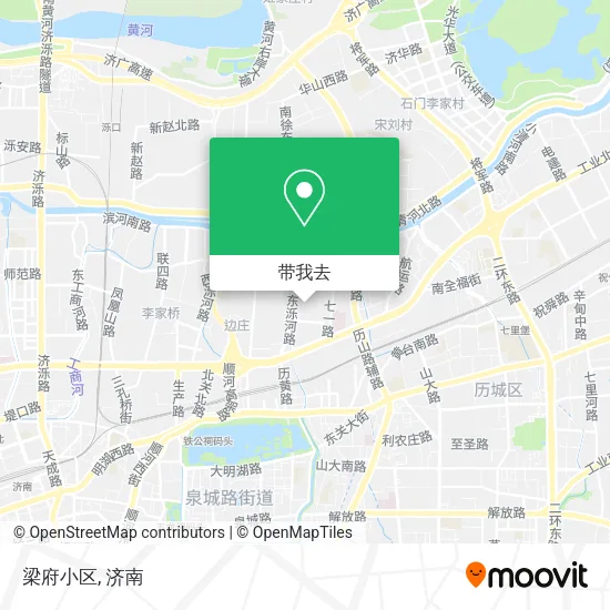 梁府小区地图
