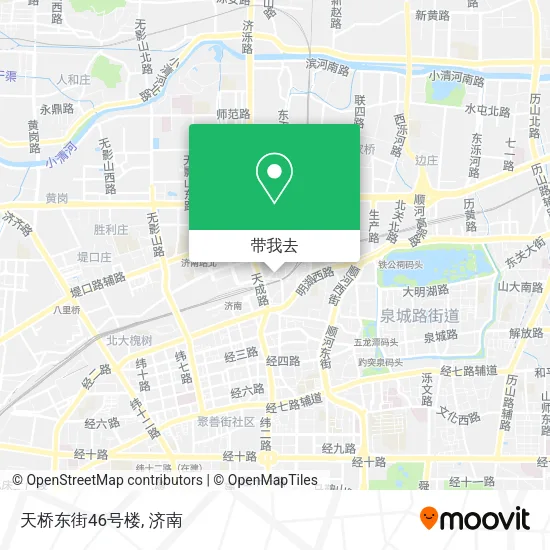 天桥东街46号楼地图