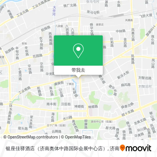 银座佳驿酒店（济南奥体中路国际会展中心店）地图
