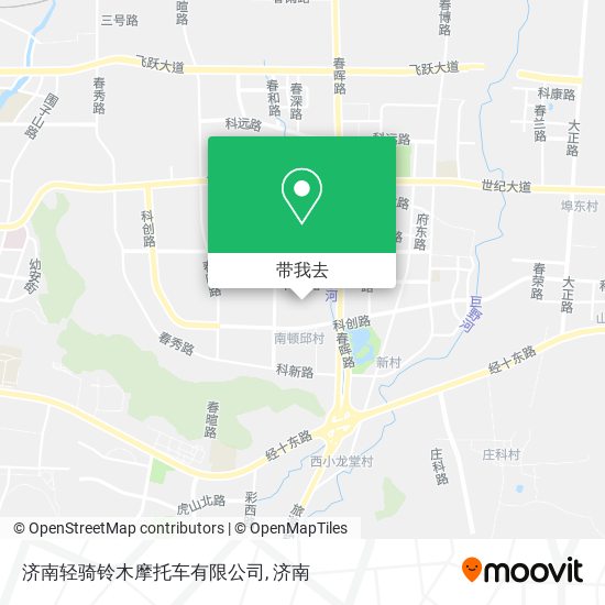 济南轻骑铃木摩托车有限公司地图