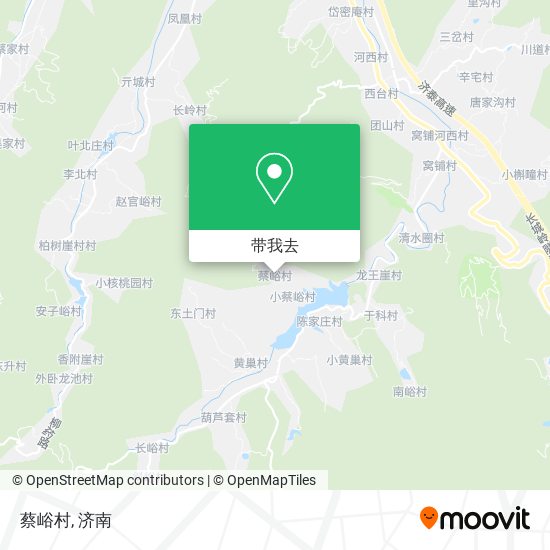 蔡峪村地图