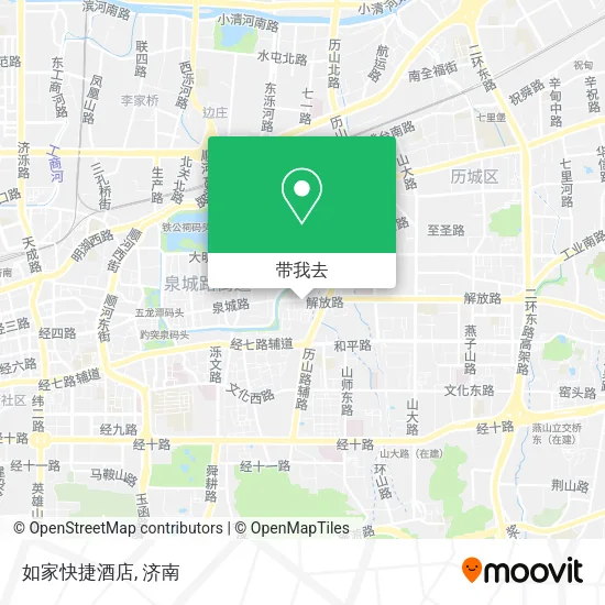 如家快捷酒店地图