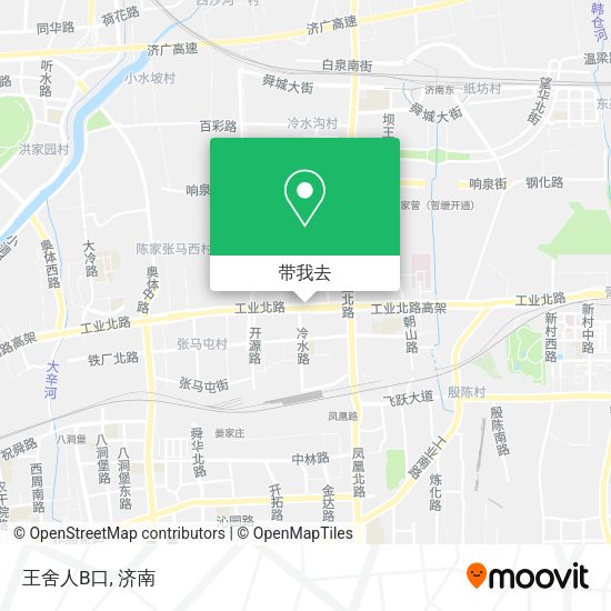 王舍人B口地图