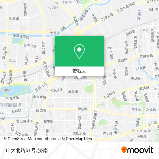 山大北路51号地图
