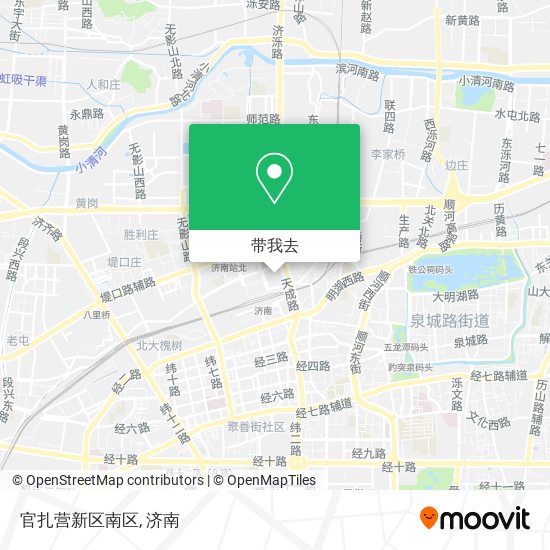 官扎营新区南区地图