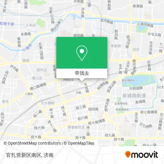 官扎营新区南区地图