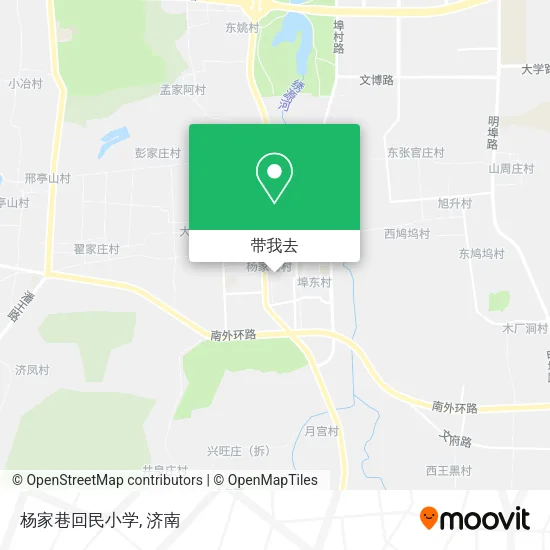 杨家巷回民小学地图