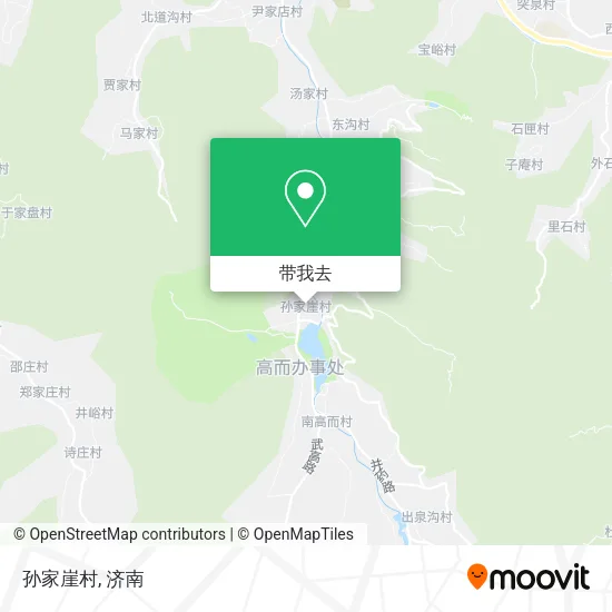 孙家崖村地图