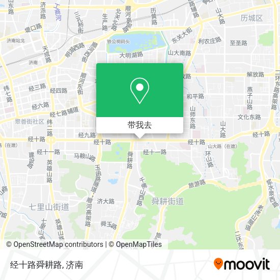 经十路舜耕路地图