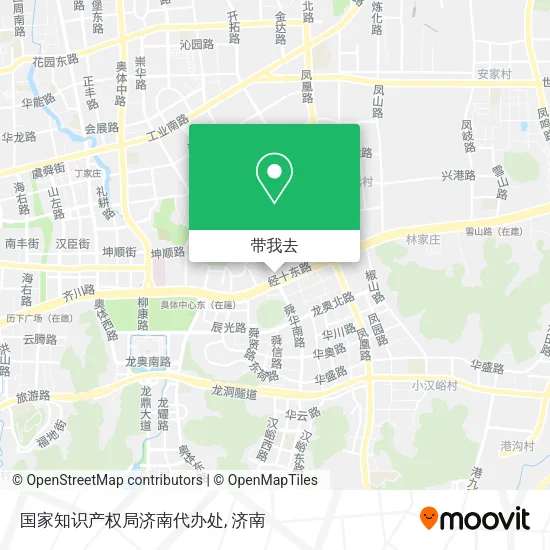 国家知识产权局济南代办处地图