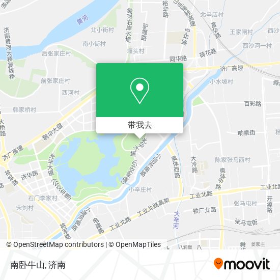 南卧牛山地图