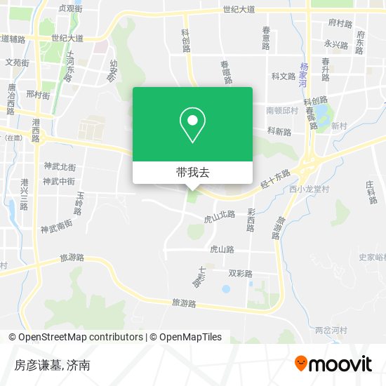 房彦谦墓地图