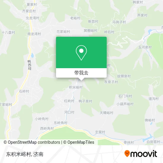 东积米峪村地图