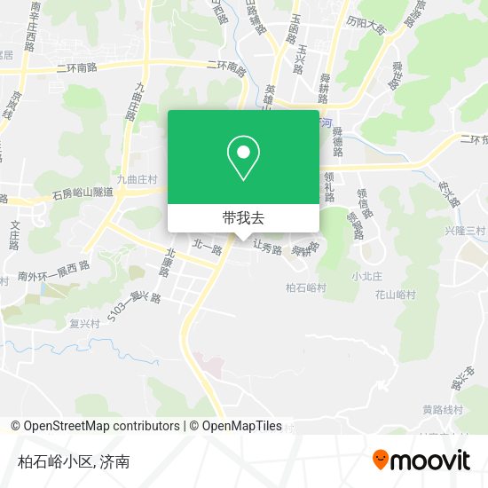 柏石峪小区地图