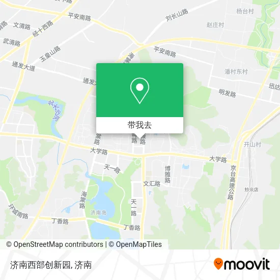 济南西部创新园地图