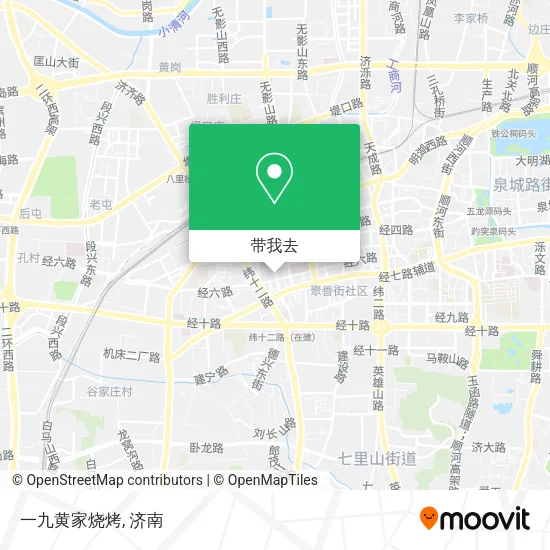 一九黄家烧烤地图