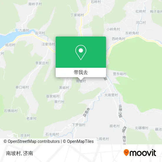 南坡村地图