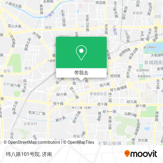 纬八路101号院地图