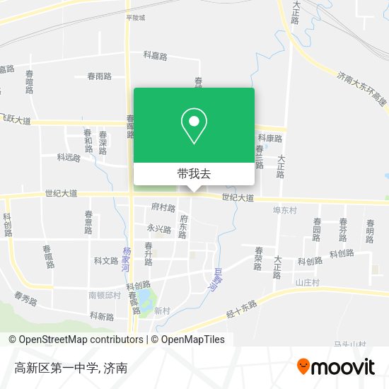 高新区第一中学地图