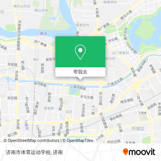 济南市体育运动学校地图