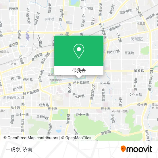 一虎泉地图