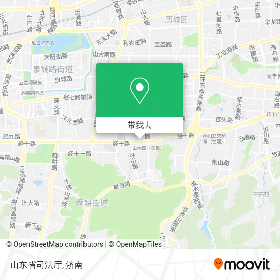山东省司法厅地图