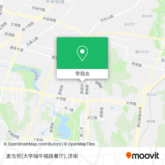 麦当劳(大学城牛顿路餐厅)地图