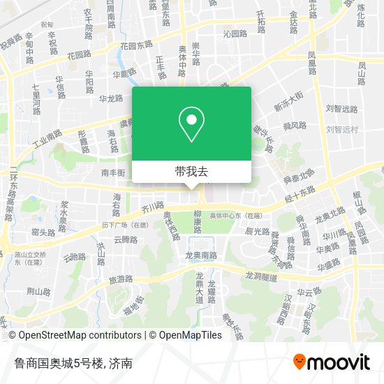 鲁商国奥城5号楼地图