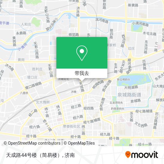 天成路44号楼（简易楼）地图