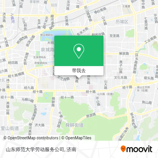 山东师范大学劳动服务公司地图