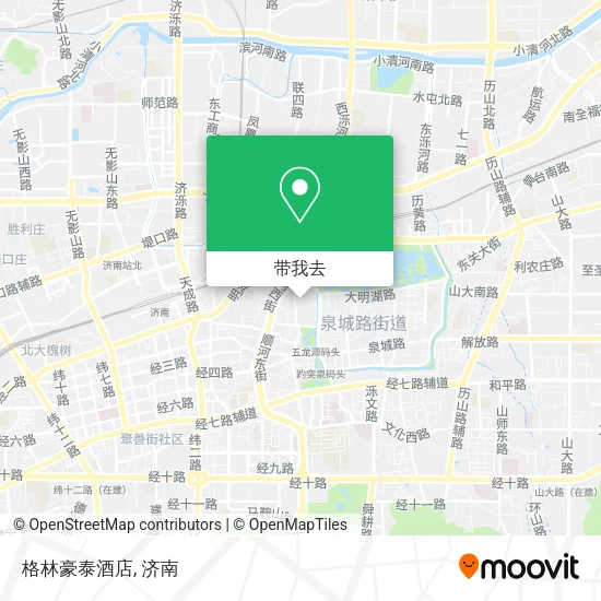 格林豪泰酒店地图