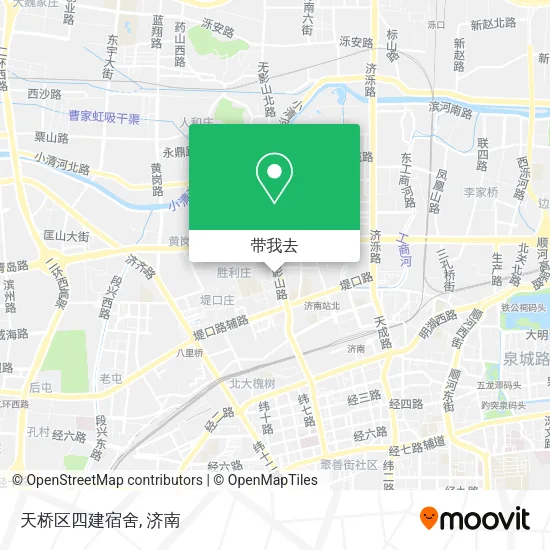 天桥区四建宿舍地图