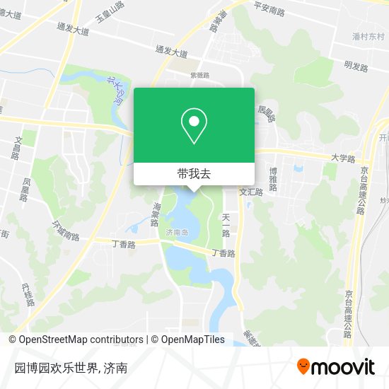 园博园欢乐世界地图