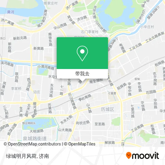 绿城明月风荷地图