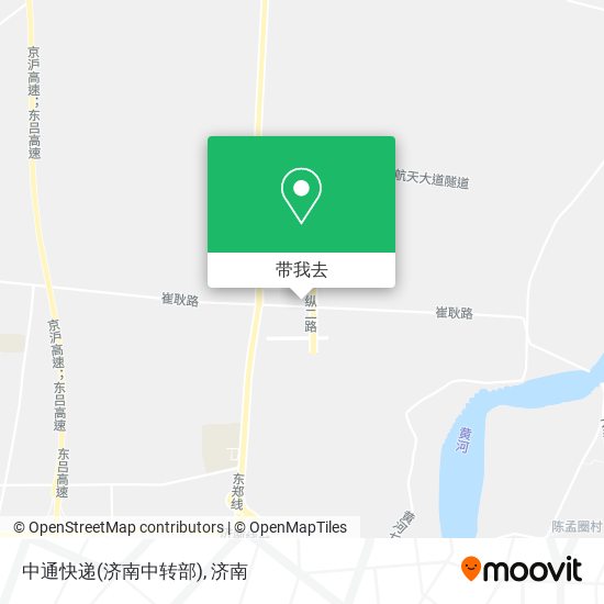 中通快递(济南中转部)地图