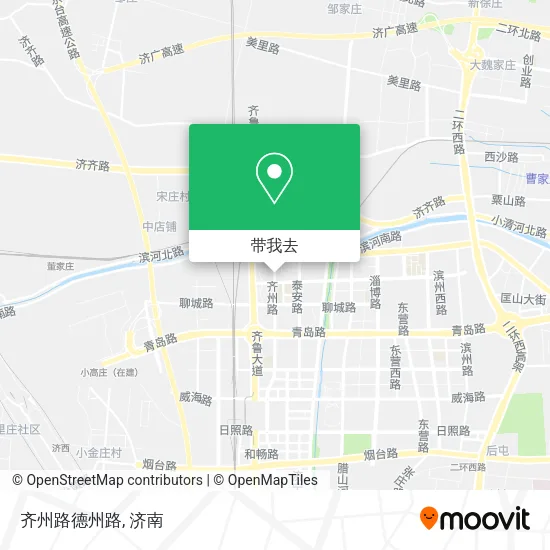 齐州路德州路地图