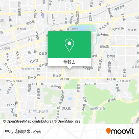 中心花园喷泉地图