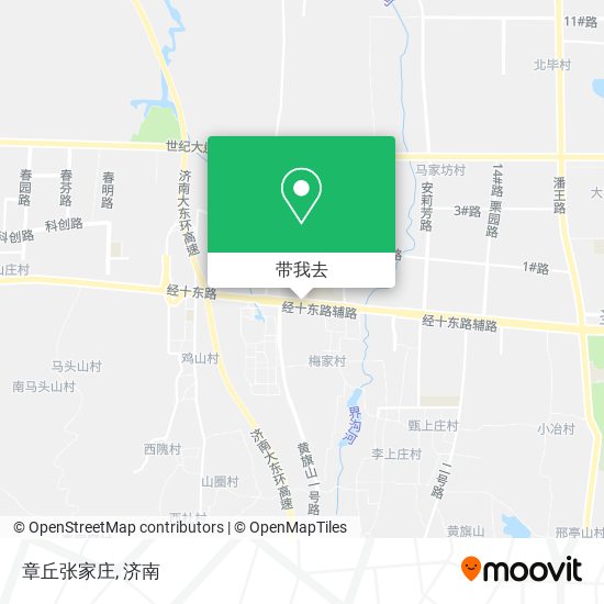 章丘张家庄地图