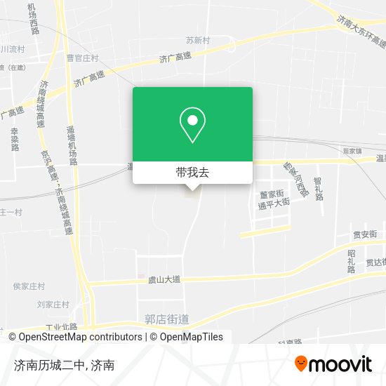 济南历城二中地图