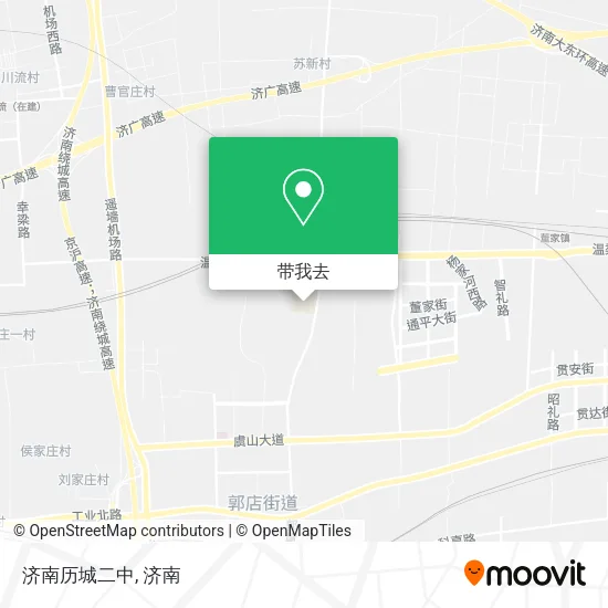 济南历城二中地图
