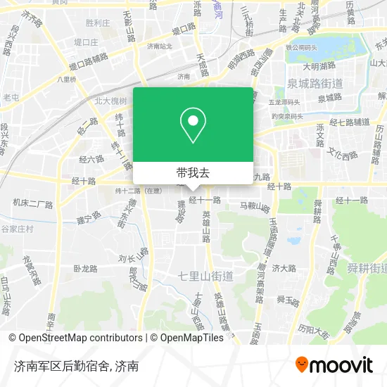 济南军区后勤宿舍地图