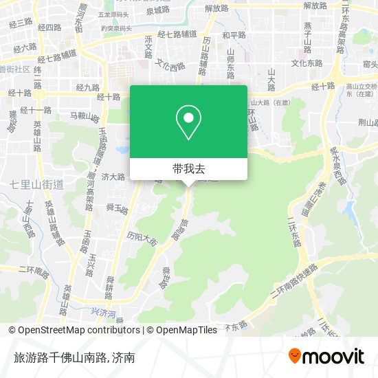 旅游路千佛山南路地图