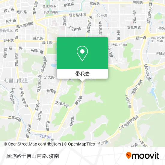 旅游路千佛山南路地图