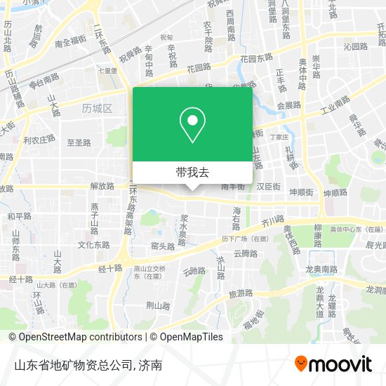 山东省地矿物资总公司地图