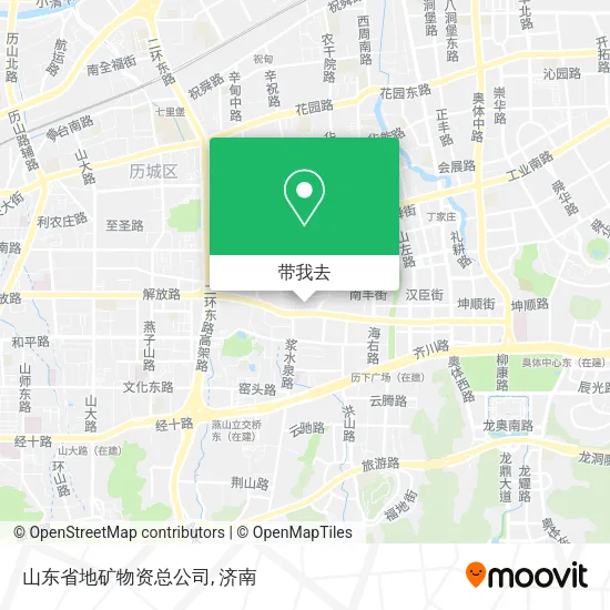 山东省地矿物资总公司地图