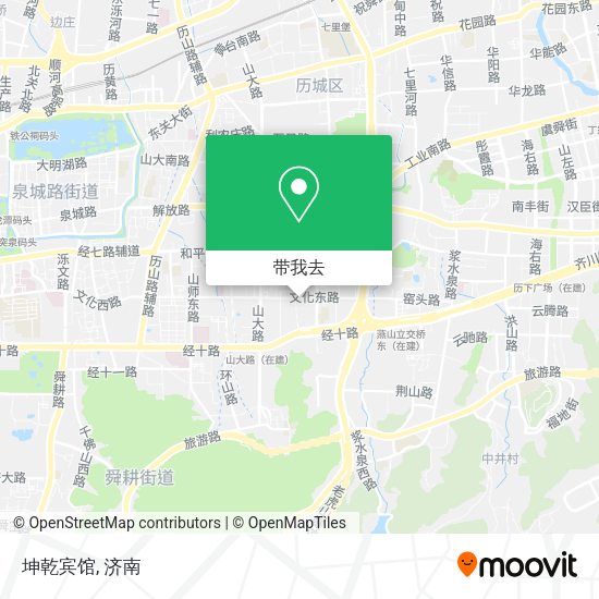 坤乾宾馆地图