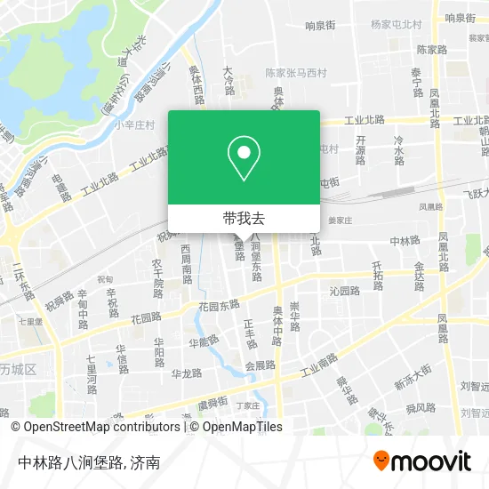 中林路八涧堡路地图