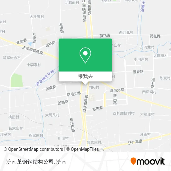济南莱钢钢结构公司地图