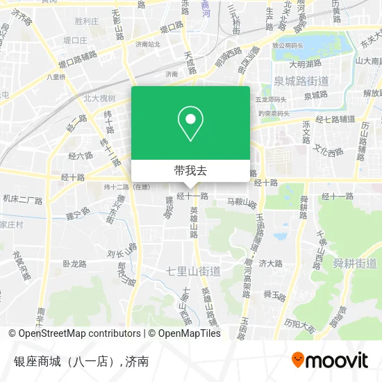 银座商城（八一店）地图